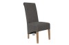 Scroll Back Chair - Dark Grey - Image 3