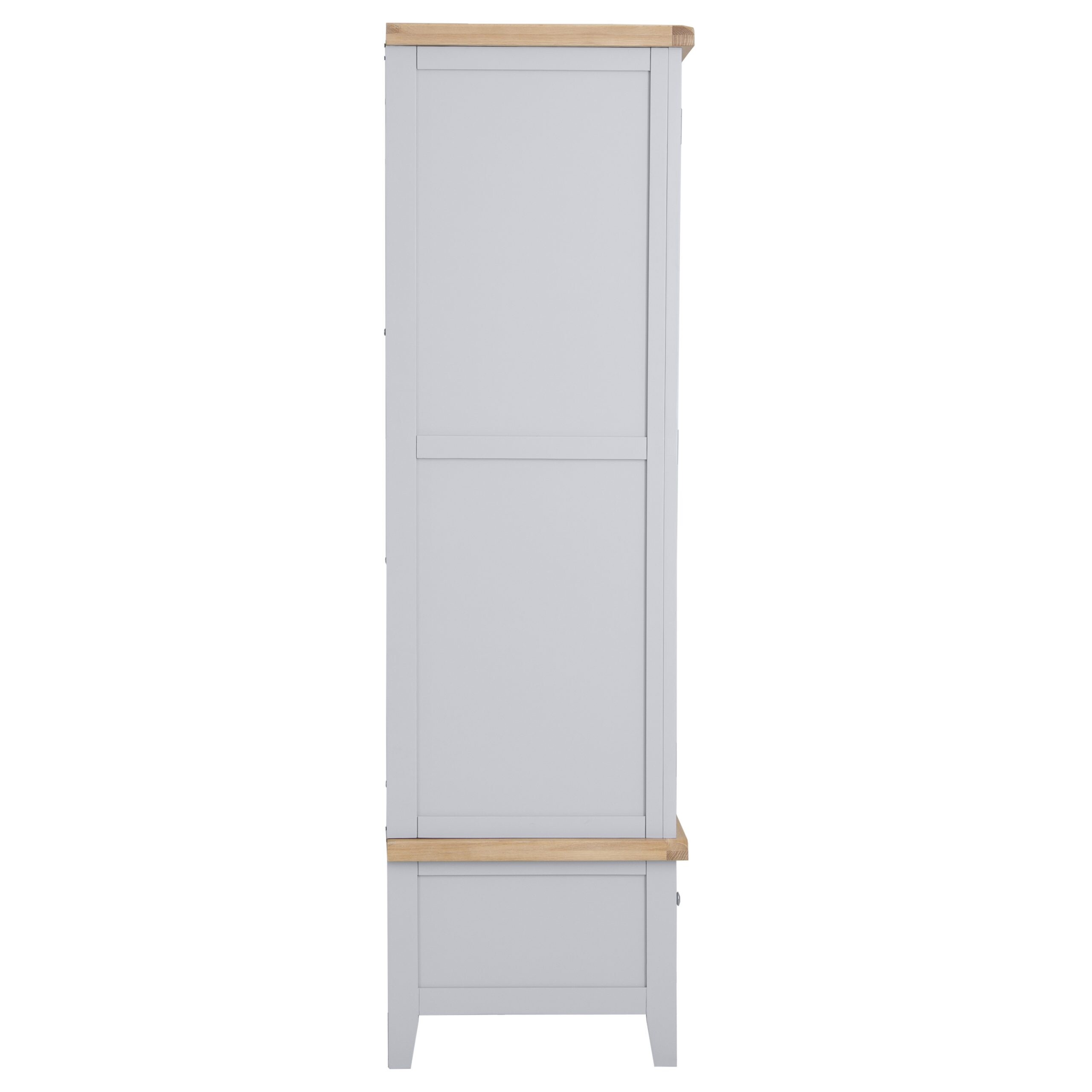 Modern Grey 2 Door Wardrobe - Spacious Storage Solution - Image 3