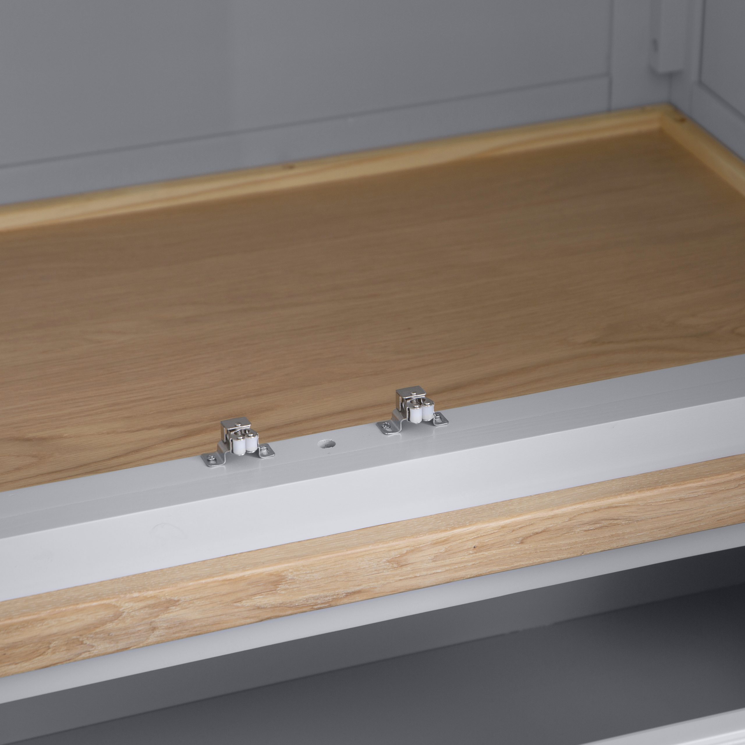 Modern Grey 2 Door Wardrobe - Spacious Storage Solution - Image 7