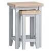 Modern Grey Nesting Tables Set - Stylish Space-Saving Furniture - Image 2
