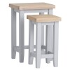 Modern Grey Nesting Tables Set - Stylish Space-Saving Furniture - Image 3