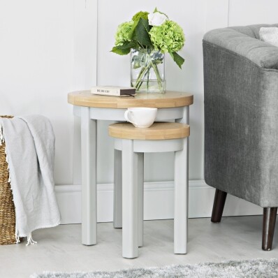 Modern Grey Nest of Tables