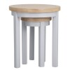 Contemporary Set of 2 Grey Nesting Tables | Space-Saving - Image 5