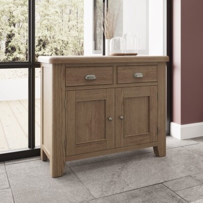 Elegant 2-Door Oak Sideboard