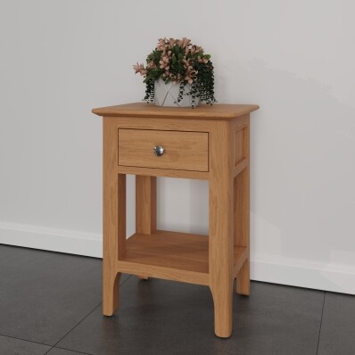 light oak occasional table