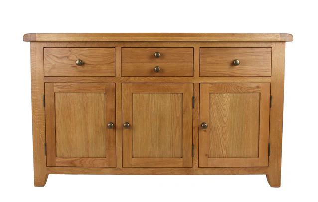 3 Door Oak Sideboard
