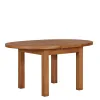 Oak Round Extendable Dining Table - Image 4