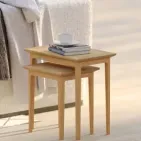 Light Oak Nest Of 2 Tables