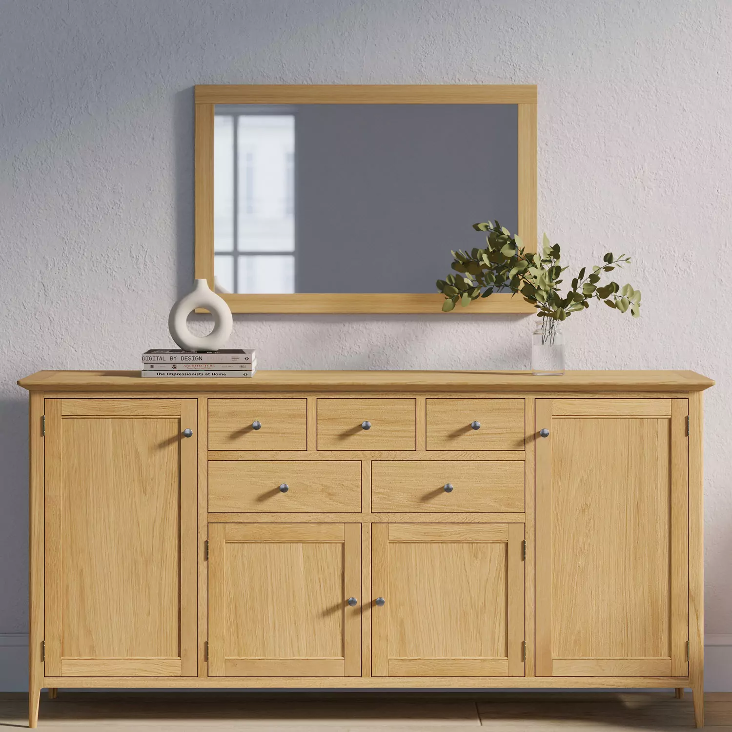 oak extra large sideboard