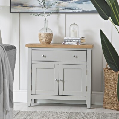 Small Grey Sideboard