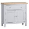 Compact Small Grey Sideboard with Stylish Storage Solution - Image 2