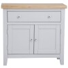 Compact Small Grey Sideboard with Stylish Storage Solution - Image 7