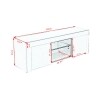 Small White Gloss TV Unit for 55Inch Tv's - Image 8