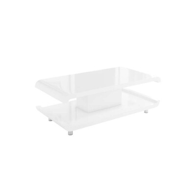 High Gloss Coffee Table Curved