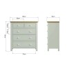 Sandy 2 Over 3 Chest of Drawers - Image 10