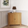 Oak Corner Cupboard