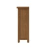 Narrow Oak Bookcase