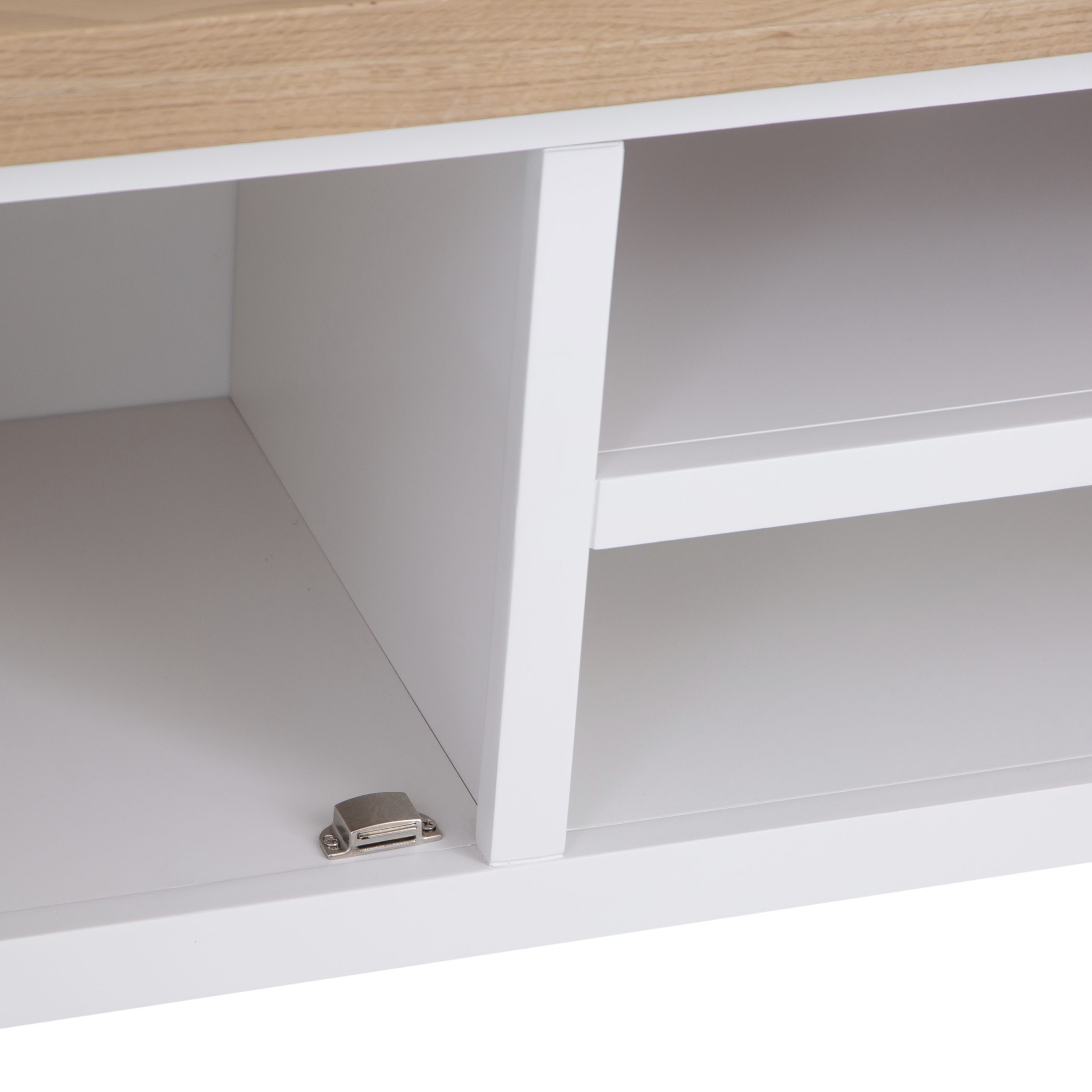 Large White Oak TV Unit - Image 5