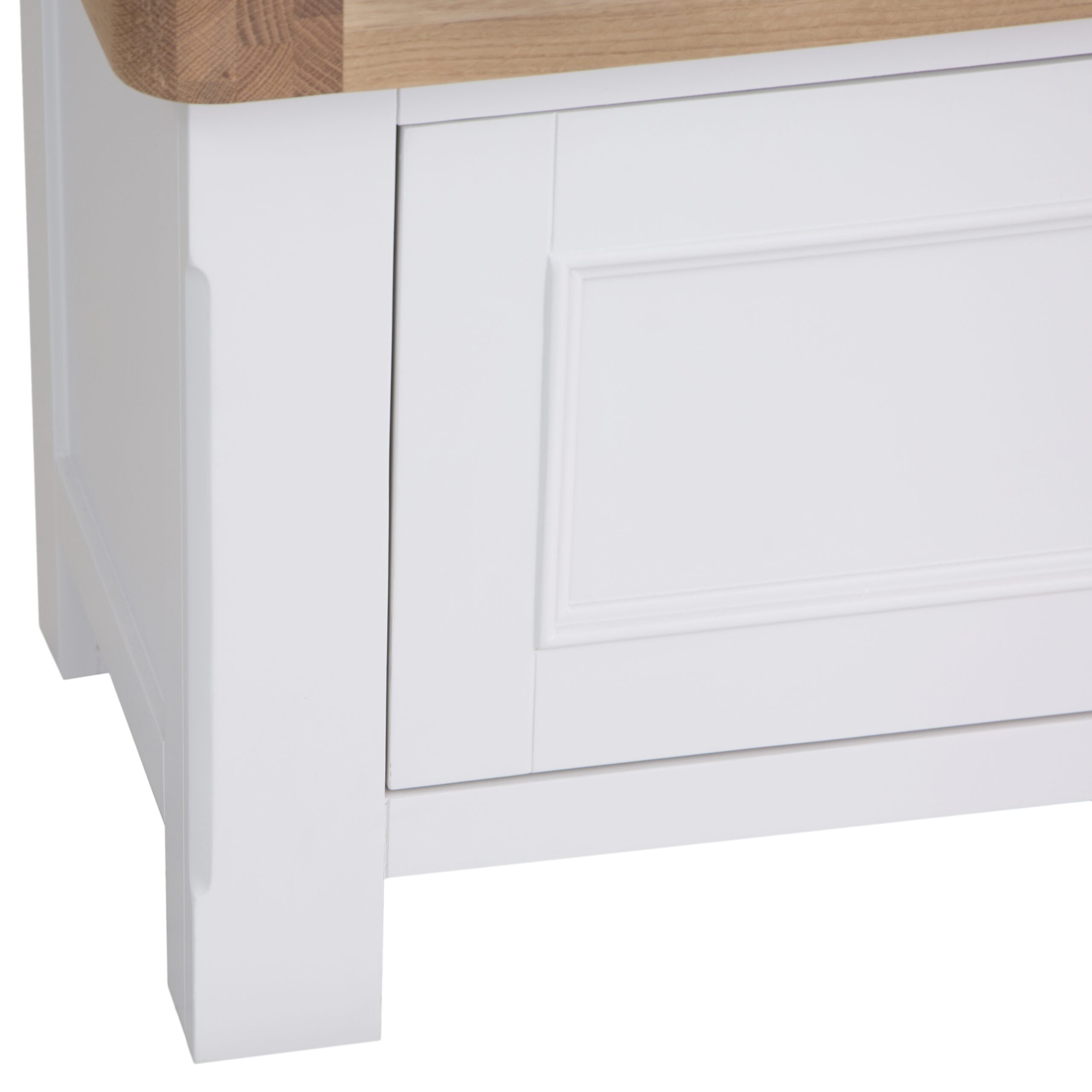 Large White Oak TV Unit - Image 8