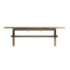 2.0m Cross Leg Dining Table - Image 6