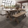 2.0m Cross Leg Dining Table - Image 10