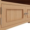Stylish Oak Corner TV Stand - Perfect for Small Spaces - Image 6