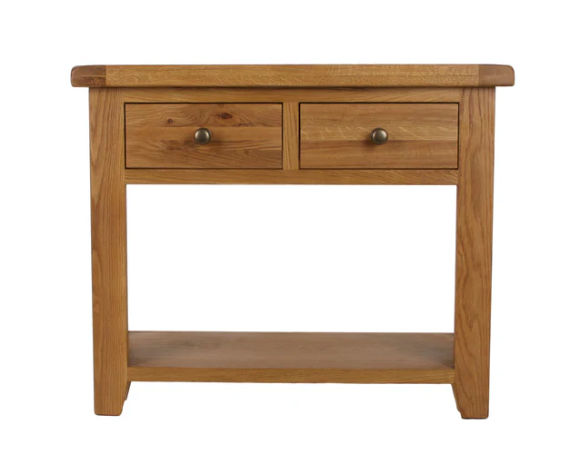 Oak Console Table With Storage