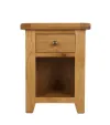 Rustic Oak Bedside Table