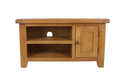 Small Oak TV Unit