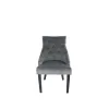 Velvet Grey Dining Chairs - Image 8
