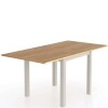 Light Grey Painted Flip Top Table - Image 6