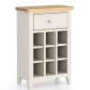 Light Grey Painted Wine Cabinet