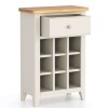 Light Grey Painted Wine Cabinet - Image 4