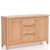 Natural Oak 2 Door 3 Drawer Sideboard - Image 5