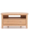 Natural Oak Corner TV Cabinet - Image 4