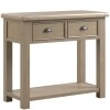 Smoked Oak Console Table - Image 2