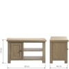 Smoked Oak Tv Cabinet - Image 2