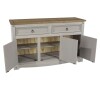 Wooden Sideboard in Grey 3 Doors