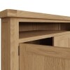 Oak Corner TV Unit
