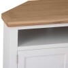 Corner TV Stand White