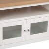 White and Oak TV Unit
