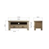 Oak Television Unit - Image 11