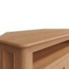 Stylish Oak Corner TV Stand - Perfect for Small Spaces - Image 8