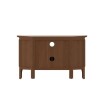 Stylish Oak Corner TV Stand - Perfect for Small Spaces - Image 9