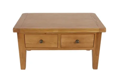 Oak Coffee Table With Drawers
