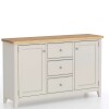 Light Grey Painted 2 Door 3 Drawer Sideboard - Image 5