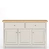 Light Grey Painted Large Sideboard
