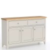 Light Grey Painted Large Sideboard - Image 4