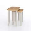 Light Grey Painted Nest of 2 Tables - Image 4